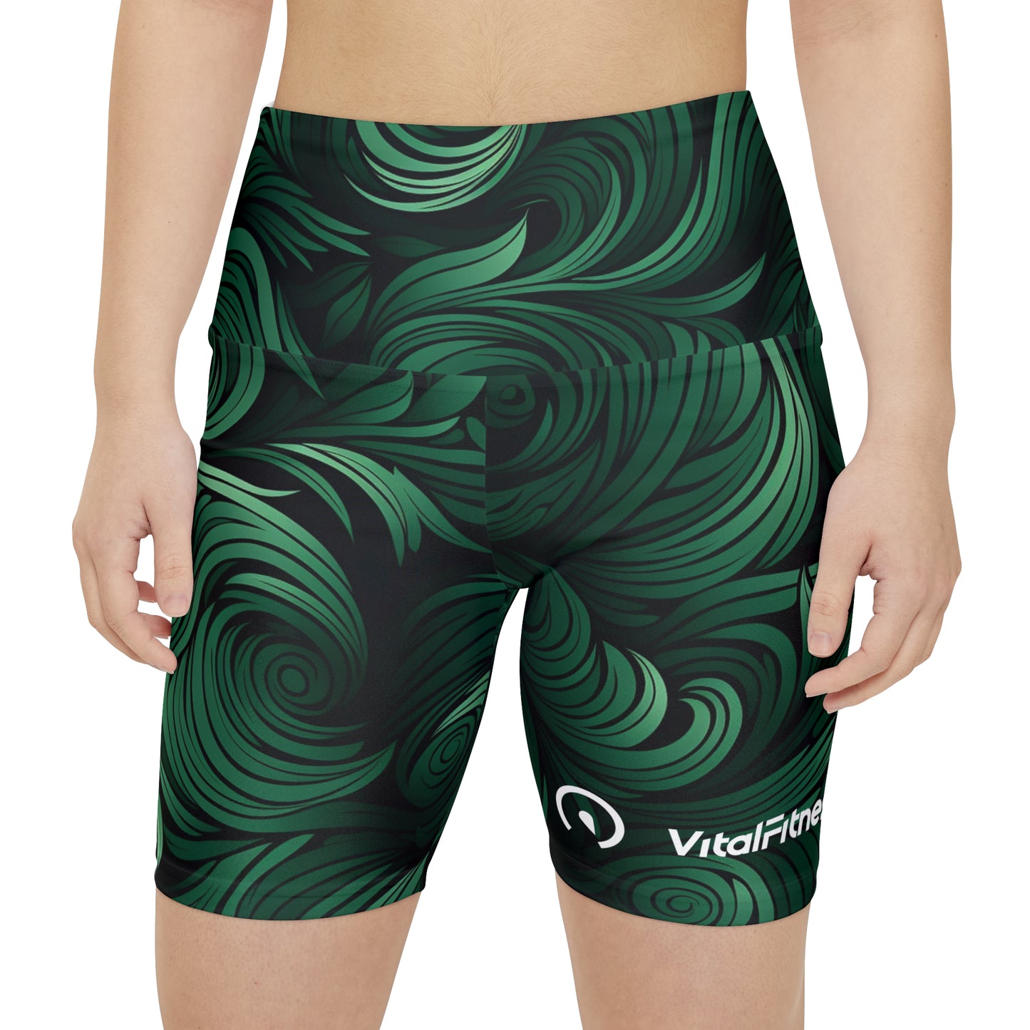 Women's Workout Shorts (green)