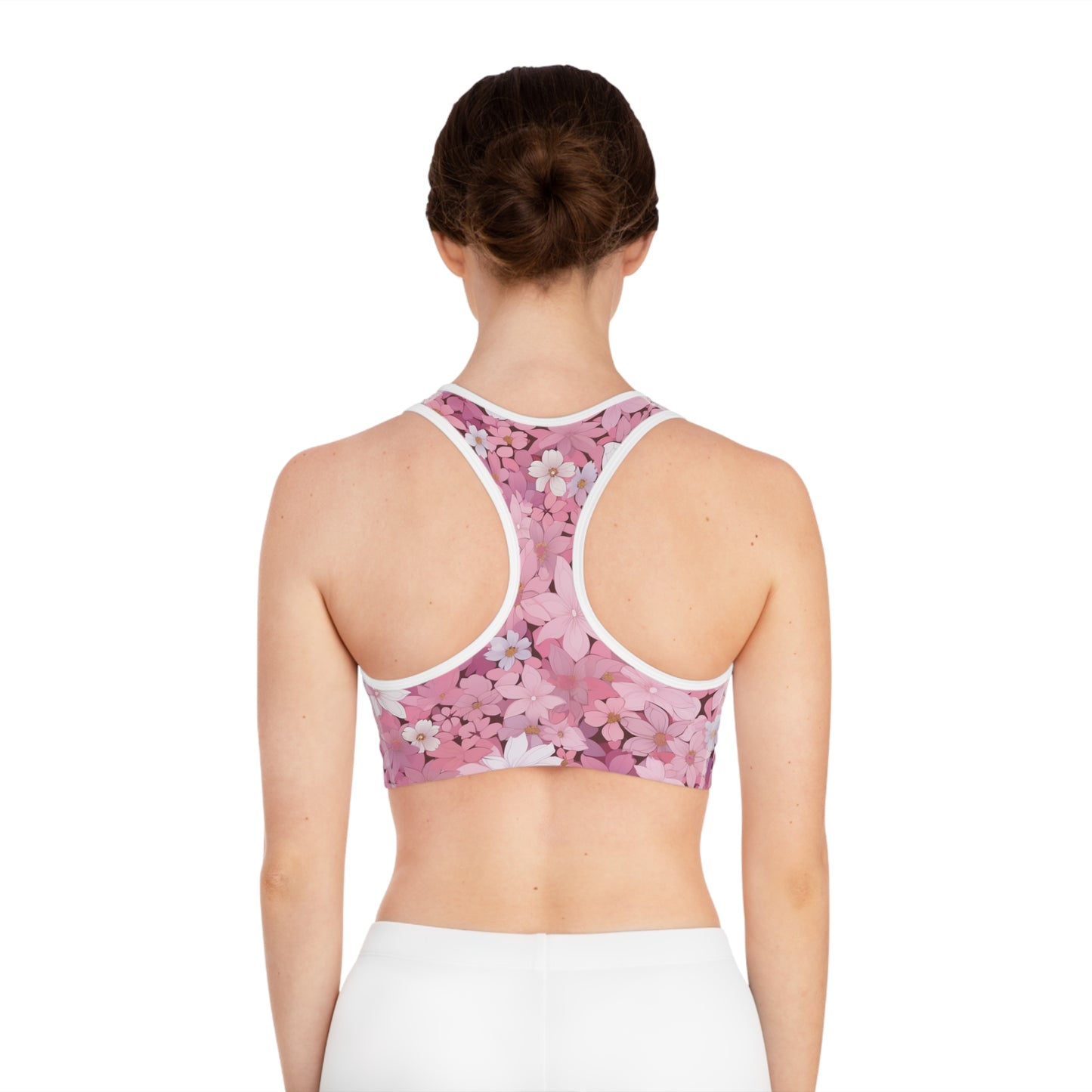 FLOWER Sports Bra (pink)