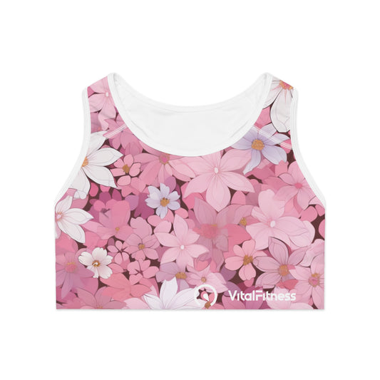FLOWER Sports Bra (pink)