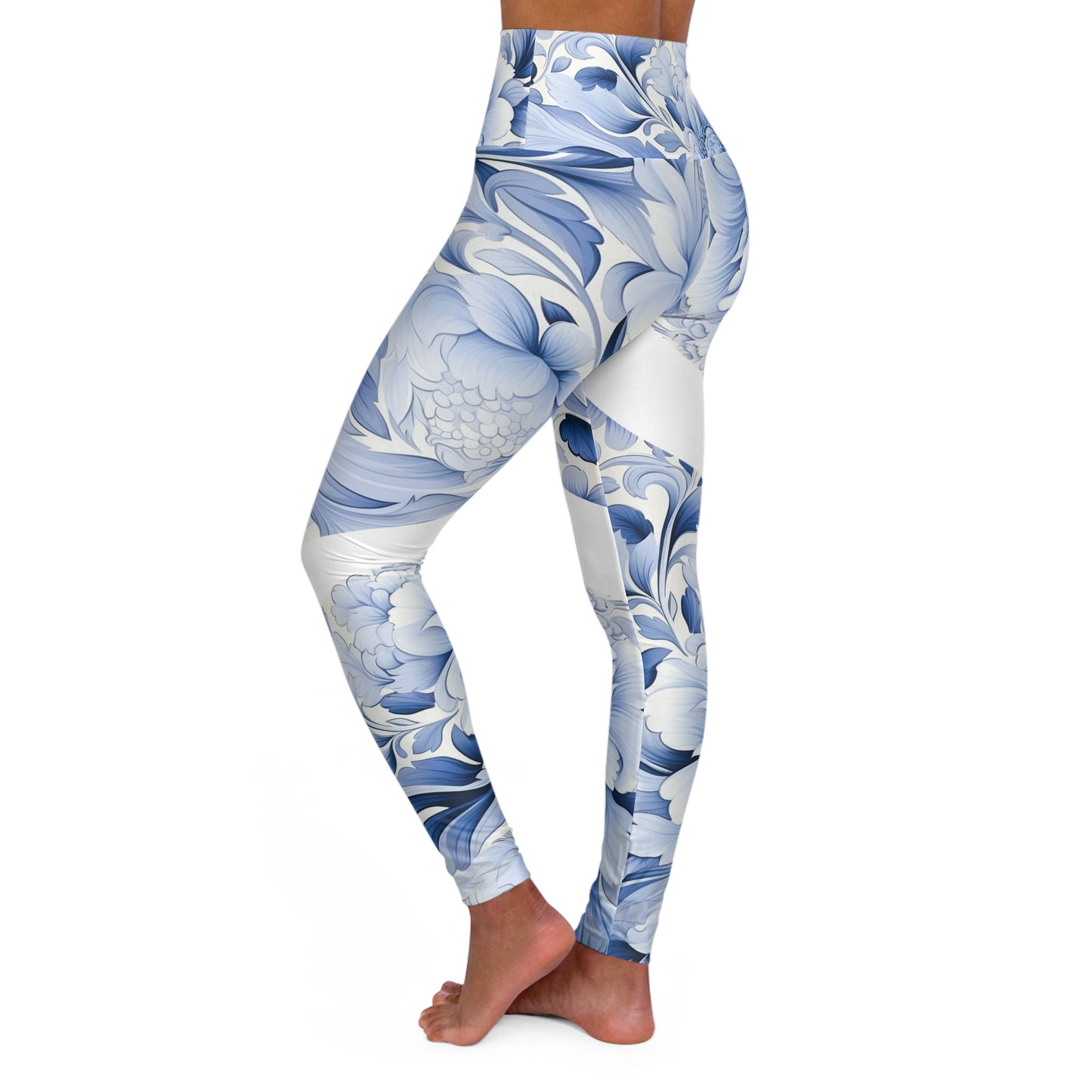 High Waisted Yoga Leggings (AOP)