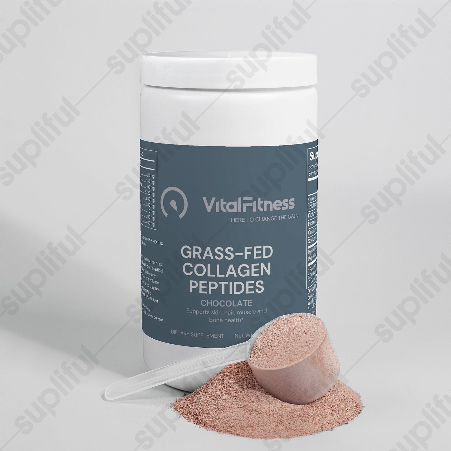 Grass-Fed Collagen Peptides Powder (Chocolate)