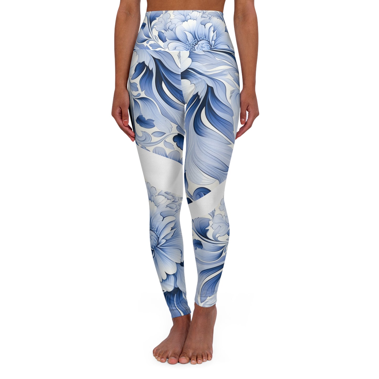 High Waisted Yoga Leggings (AOP)