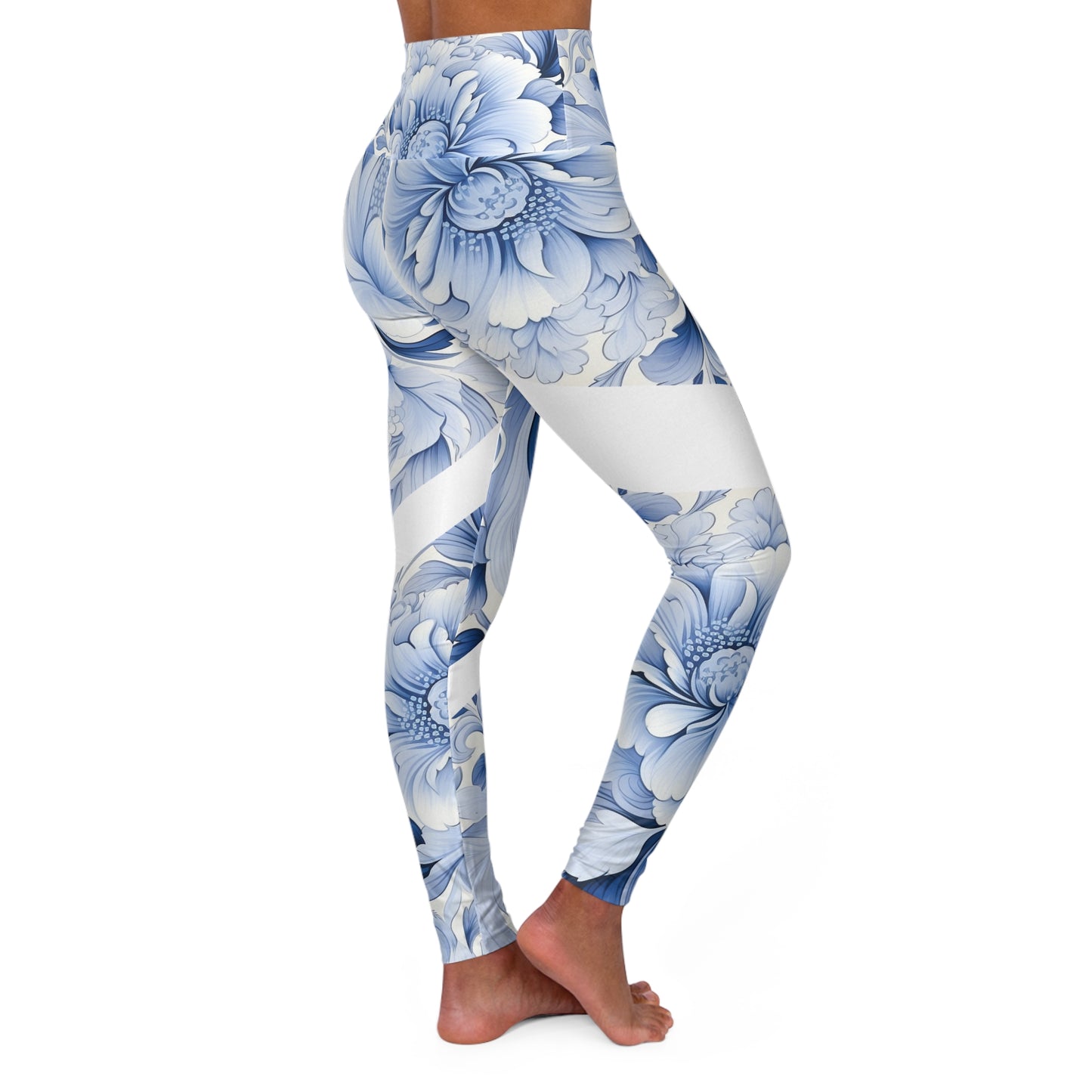 High Waisted Yoga Leggings (AOP)