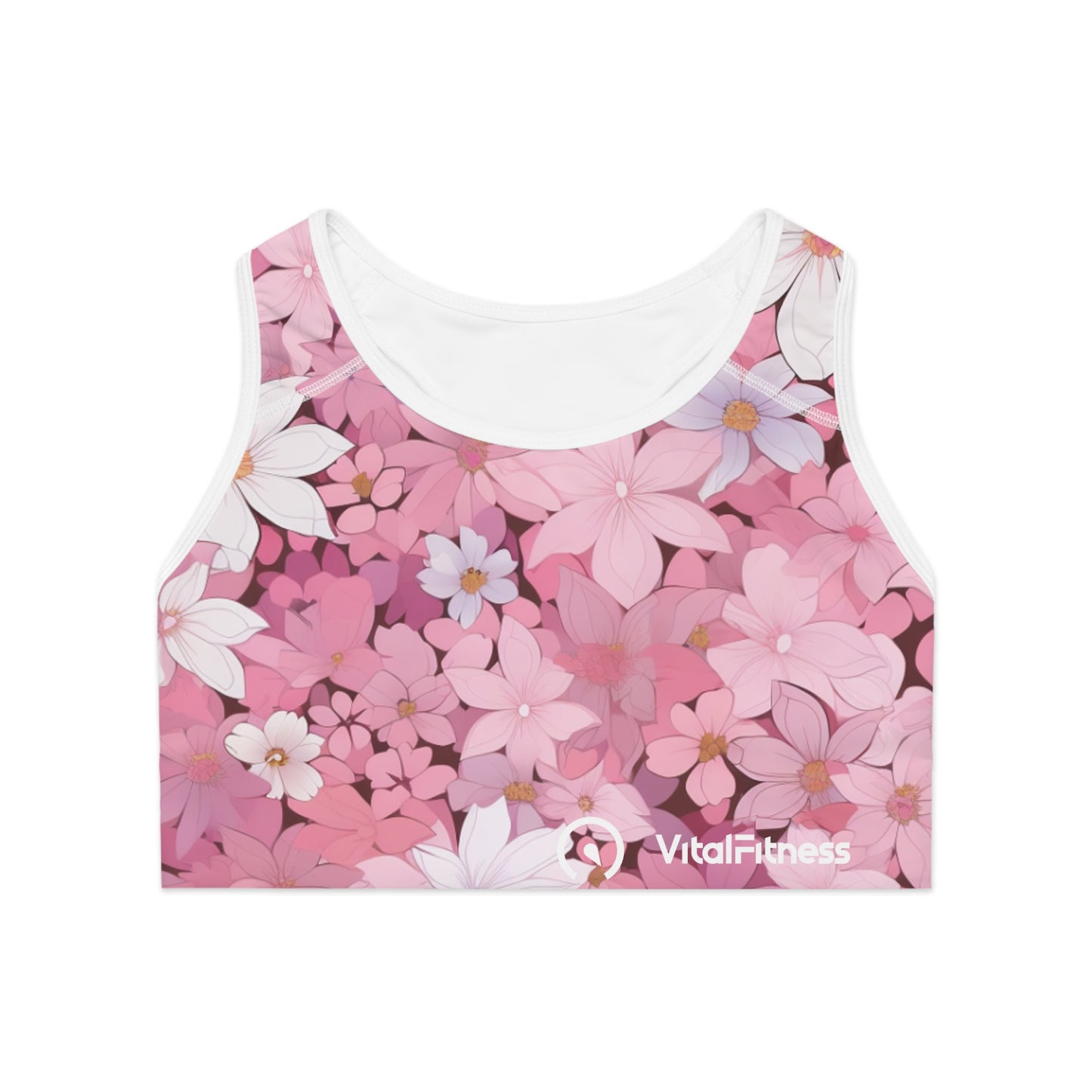 FLOWER Sports Bra (pink)
