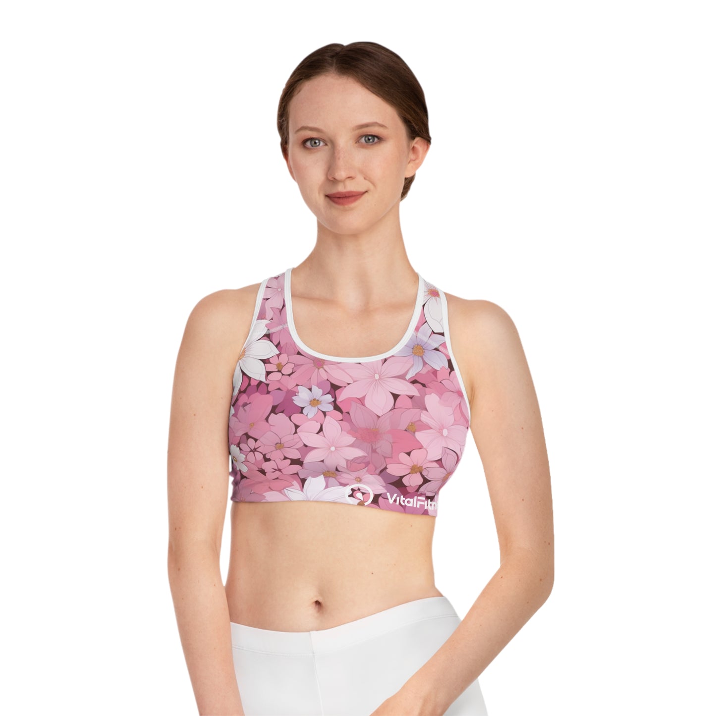 FLOWER Sports Bra (pink)